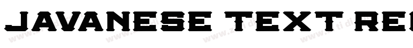 Javanese Text Regula字体转换